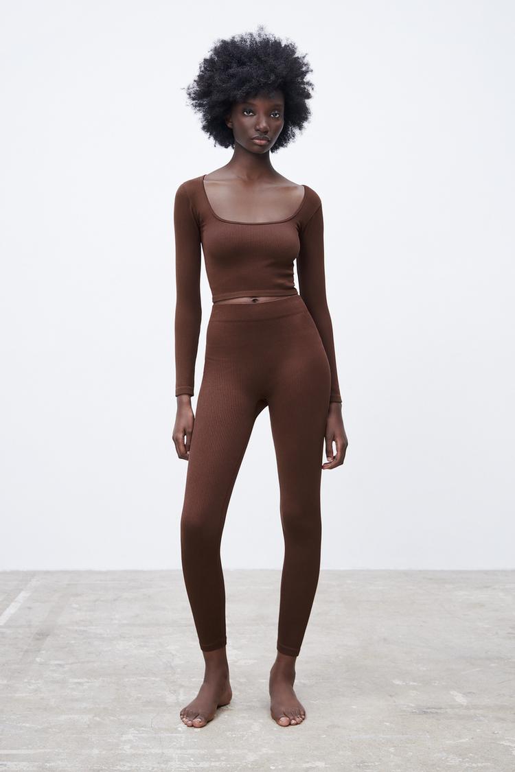 High waisted leggings zara sale